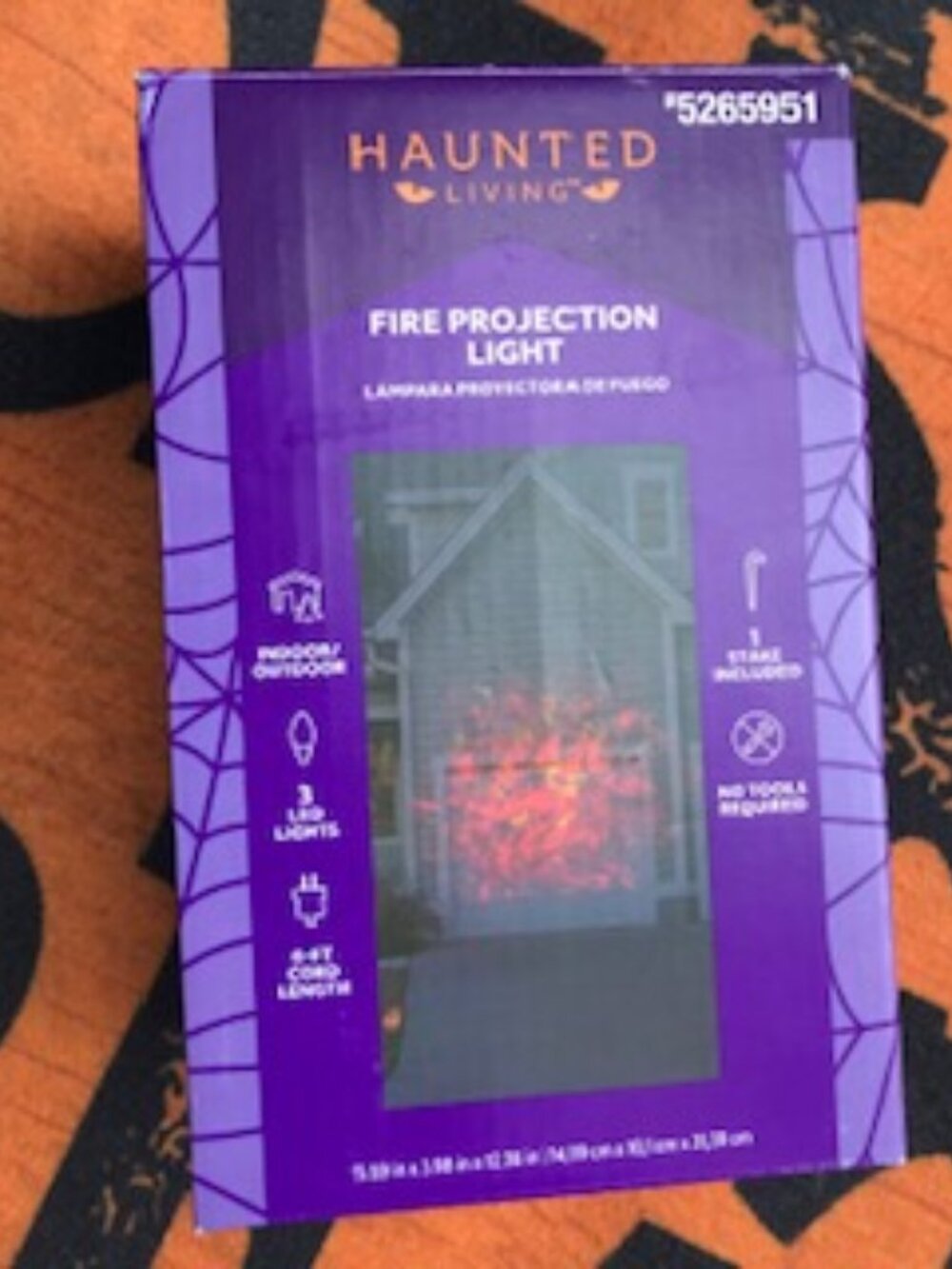 Halloween Fire Projection Light